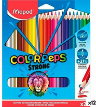 Färgpennor Maped Color' Peps Strong Multicolour 24 Delar