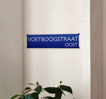 Straatnaambord amsterdam gepersonaliseerde stickers