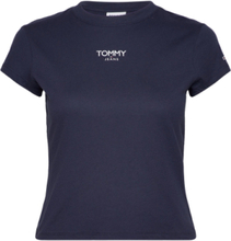Tjw Bby Essential Logo 1 Ss Tops T-shirts & Tops Short-sleeved Navy Tommy Jeans