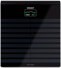 Withings BODY SCAN, Sähkökäyttöinen henkilövaaka, 200 kg, 50 g, Musta, 5 kg, kg, lb, ST