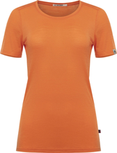 Aclima Aclima Women's LightWool 140 T-shirt Orange Tiger Kortermede trøyer XL