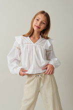Gina Tricot - Y boho blouse - young-tops - White - 146/152 - Female