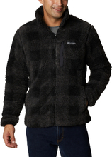 Columbia Montrail Columbia Men's Winter Pass Print Fleece Full Zip Black Check Långärmade vardagströjor S