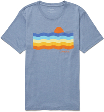 Cotopaxi Cotopaxi Men's Disco Wave Organic T-Shirt Tempest Kortermede trøyer XL