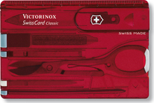 Victorinox Victorinox Swiss Card Classic Red Transparent Multiverktyg OneSize