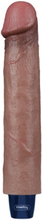 Real Softee Vibrating Dildo Brown 22,5 cm Vibrerande dildos