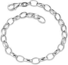 Rhomberg Damen Armband Silber rhodiniert 15-19 cm verstellbar Ø5 mm