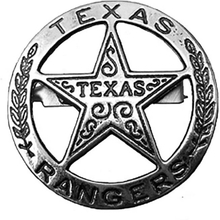 Denix Texas Rangers Circle Star Cut-out Badge