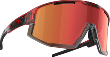 Bliz Bliz Fusion Transparent Red/Brown with Red Multi Sportsbriller One Size