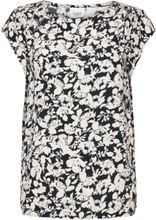 Blancasz Adele Ss Top Tops Blouses Short-sleeved Multi/patterned Saint Tropez