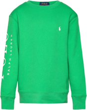 Logo Spa Terry Sweatshirt Tops Sweatshirts & Hoodies Sweatshirts Green Ralph Lauren Kids