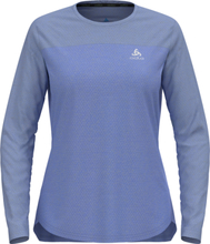 Odlo Odlo Women's T-shirt Crew Neck L/S X-Alp Linencool Persian Jewel/Blue Heron Langermede treningstrøyer S