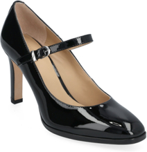 Camila Patent Leather Mary Jane Pump Shoes Heels Pumps Classic Black Lauren Ralph Lauren