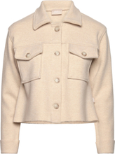 Betta Merino Jacket Outerwear Jackets Light-summer Jacket Beige Ella&il