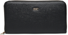 Perri Lg Zip Around Bags Card Holders & Wallets Wallets Black DKNY Bags