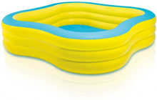 Intex Family Swimming Pool - Yellow - Rectangle - 229 x 229 x 56 cm