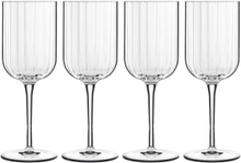 Hvidvinsglas Bach 4 Stk. Home Tableware Glass Wine Glass White Wine Glasses Nude Luigi Bormioli