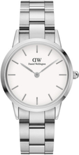 Iconic Link 28 S White Accessories Watches Analog Watches Silver Daniel Wellington