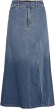 Cynthia Mid Maxi Skirt Lang Nederdel Blue Bardot