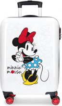 Disney kinderkoffer Minnie Magic 55 cm ABS 33 liter wit/rood