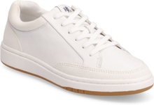 Hailey Leather & Suede Sneaker Low-top Sneakers White Lauren Ralph Lauren