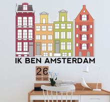 Amsterdam grachtenpand sticker