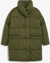 Oversized puffer coat - Green