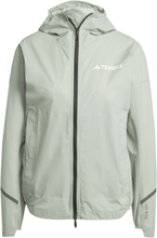 Adidas Adidas Women's Terrex Xperior 2.5L Light RAIN.RDY Jacket Silver Green Skaljackor S