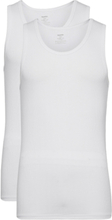 Tanktop 2-Pack Bamboo Fsc Tops T-shirts Sleeveless White Resteröds