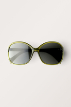 Large Oval Sunglasses - Green