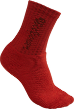Woolpower Kids' Socks Logo 400 Autumn Red Vandringsstrumpor 22-24