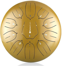 Sonodrum Zungentrommel - Tongue Drum - "Standard" - Handgefertigt - 30cm - 11 Zungen - D-Dur, Gold