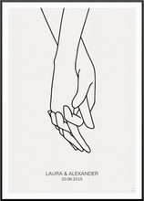 Holding Hands Poster, 50 x 70 cm