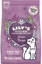 Lily's Kitchen Senior Recipe White Fish With Turkey & Trout Torrfoder Katt - 800 g