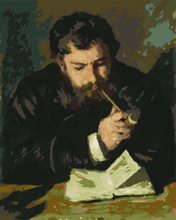 Malen nach Zahlen - Claude Monet (1872) von Pierre-Auguste Renoir, ohne Rahmen