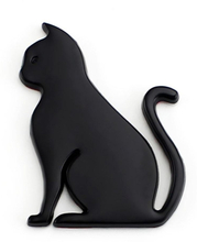 Cat Sticker Car Decal Adhesive Decoration Bumper Decor - Black