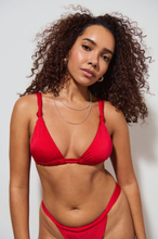 Gina Tricot - Wide strap bikini top - Bikini - Red - XS - Female