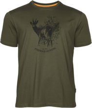 Pinewood Pinewood Men's Roe Deer T-Shirt Olive T-shirts M