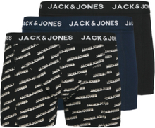 Jack & Jones Boxershorts JACBRIAN Trunks 3-pack Navy Blazer / Black-L