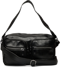 Celia Bag Black Leather Look Bags Crossbody Bags Svart Noella*Betinget Tilbud