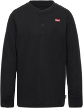 Levi's® Thermal Crew Knit Top T-shirts Long-sleeved T-shirts Svart Levi's*Betinget Tilbud
