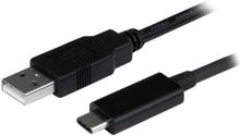 USB A til USB C-kabel Startech USB2AC1M USB C Sort