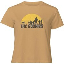 The Goonies Retro Logo Women's Cropped T-Shirt - Tan - M - Tan