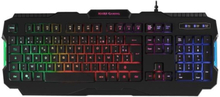 Gaming-tastatur Mars Gaming MRK0FR RGB Sort