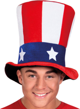 Uncle Sam - Flosshatt med USA Flagg