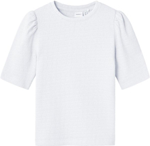 Name It Hisanja t-skjorte til barn, bright white