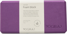 Yogablock - Yogiraj Accessories Sports Equipment Yoga Equipment Yoga Blocks And Straps Lilla Yogiraj*Betinget Tilbud