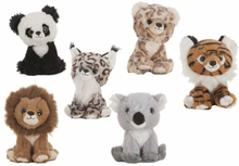 Set of plush toys 6 Delar 22 cm djur