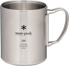 Stainless Vacuum Double Wall 300 Mug Home Tableware Cups & Mugs Coffee Cups Silver SNOW PEAK
