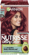 Garnier, Nutrisse, Ultra Color, 6.60 Intense Red Beauty Women Hair Care Color Treatments Nude Garnier